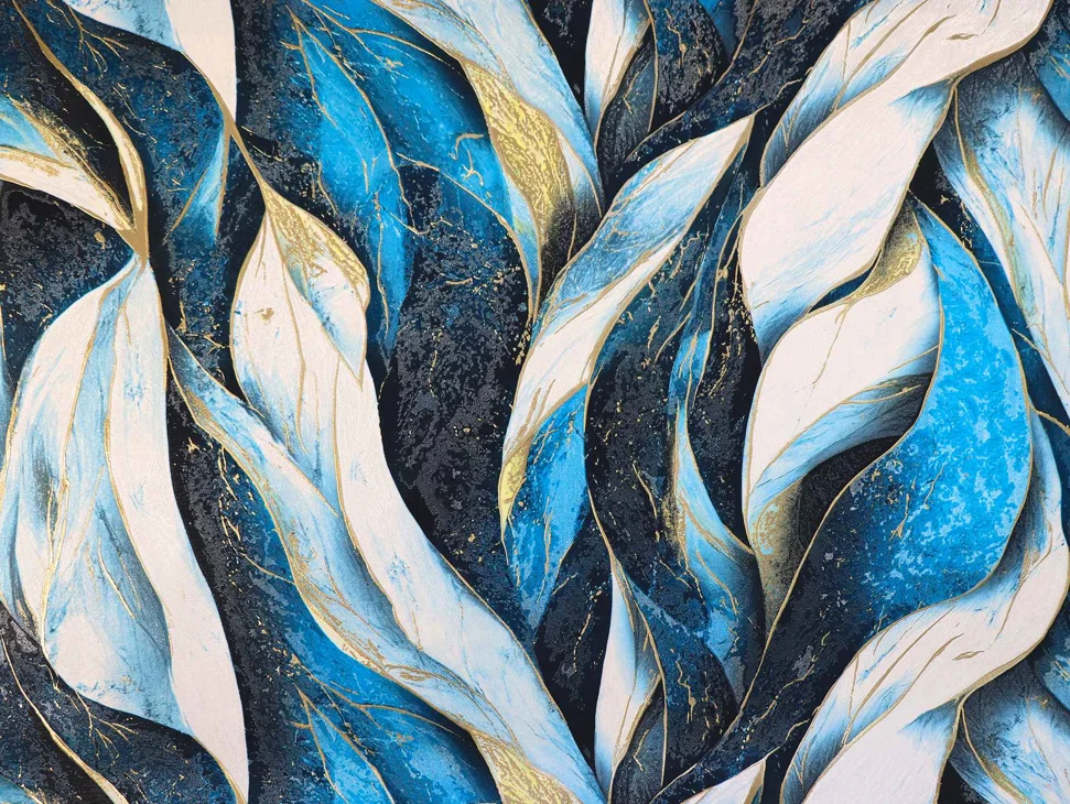 Обои ELYSIUM арт.Е106907 виниловые на флизелиновой основе горячего тиснения 1,06*10м Каменный цветок декор