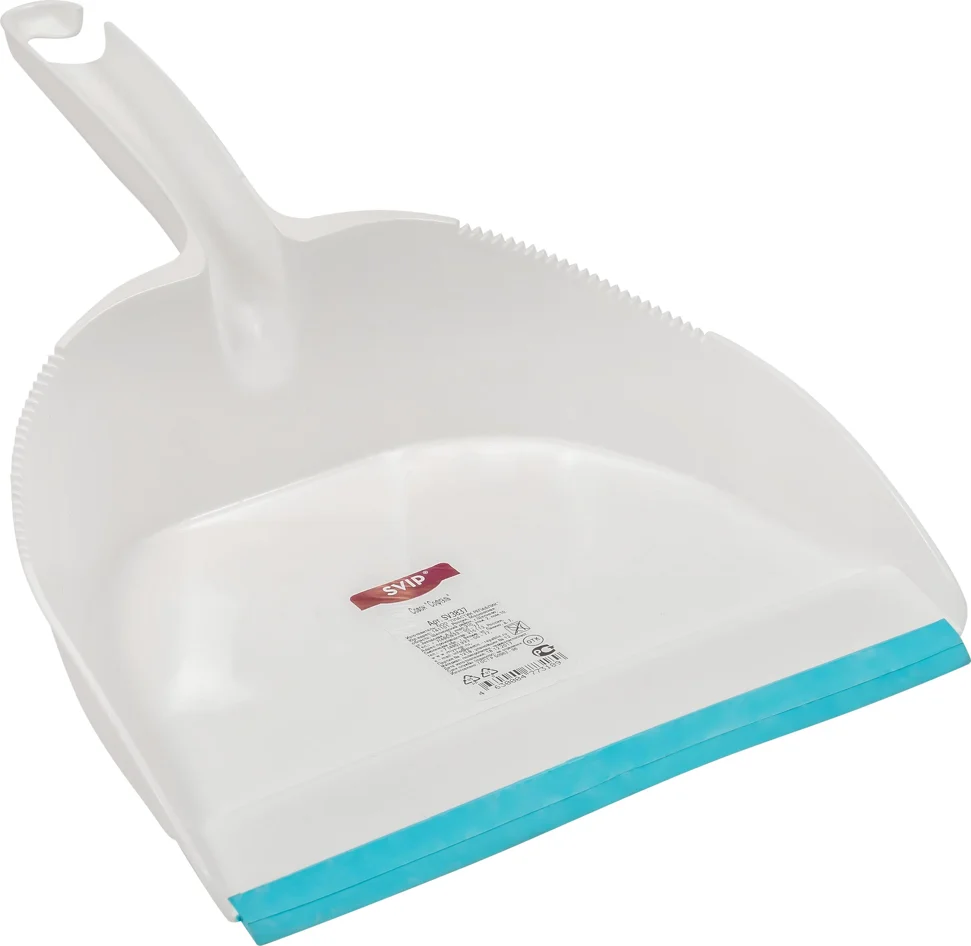 Совок для мусора Ballet белый/ бирюзовый Совок для мусора Ballet белый/ бирюзовый