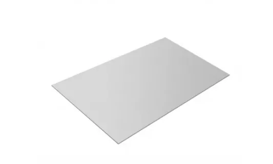 Плоский лист PE RR 21 (светло-серый), 0.5мм ГОСТ (Satin), 1.25*2м