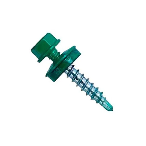 Саморез кровельный 4,8x29 (зелёный моx) RAL 6005 (ведро №2 100шт) DAXMER