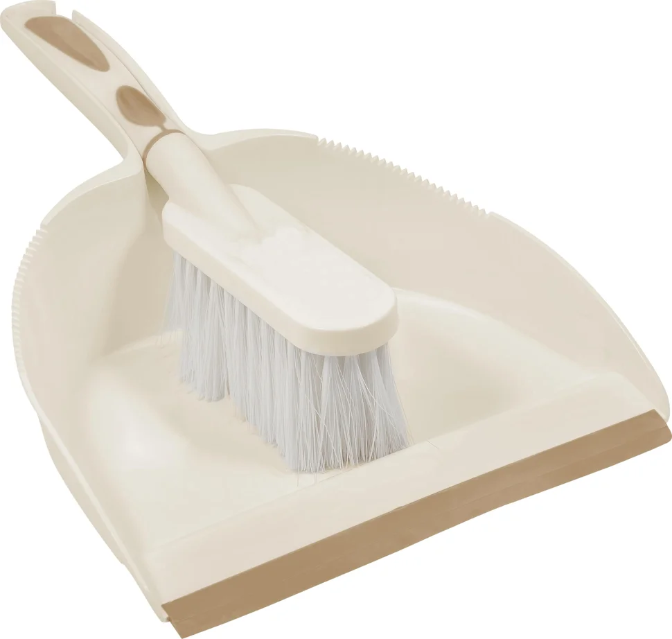 Комплект для уборки Ballet щетка-сметка с совком бежевый* Комплект для уборки Ballet щетка-сметка с совком бежевый*