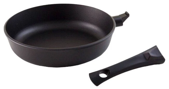 Сковорода алюминевая VARI L31224 24см съемная ручка, без крышки