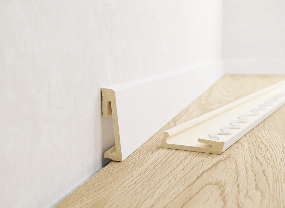 Плинтус SALAG ALPHA Kaszmir 60мм ПВХ гибкий 2,2 м