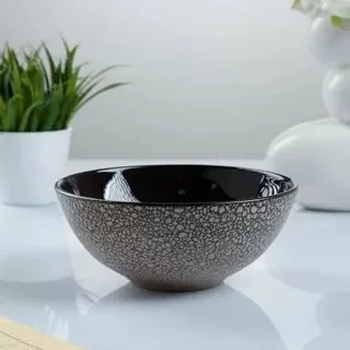 Салатник 1,0 л."Удачный"керамика черный*