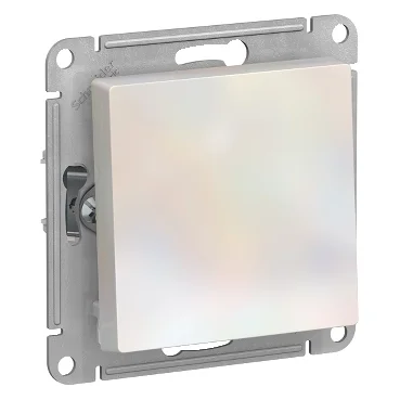 Механизм выключателя 1-кл СП AtlasDesign 10А IP20 (сх. 1) 10AX жемчуж. SchE ATN000411