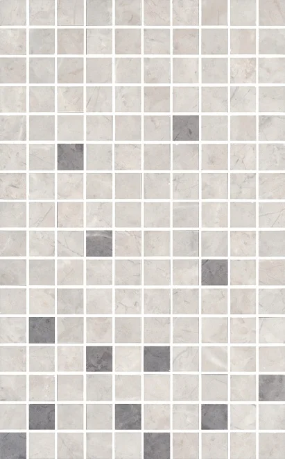 Плитка KERAMA MARAZZI Мармион серый декор мозаичный 25х40 арт.MM6268A
