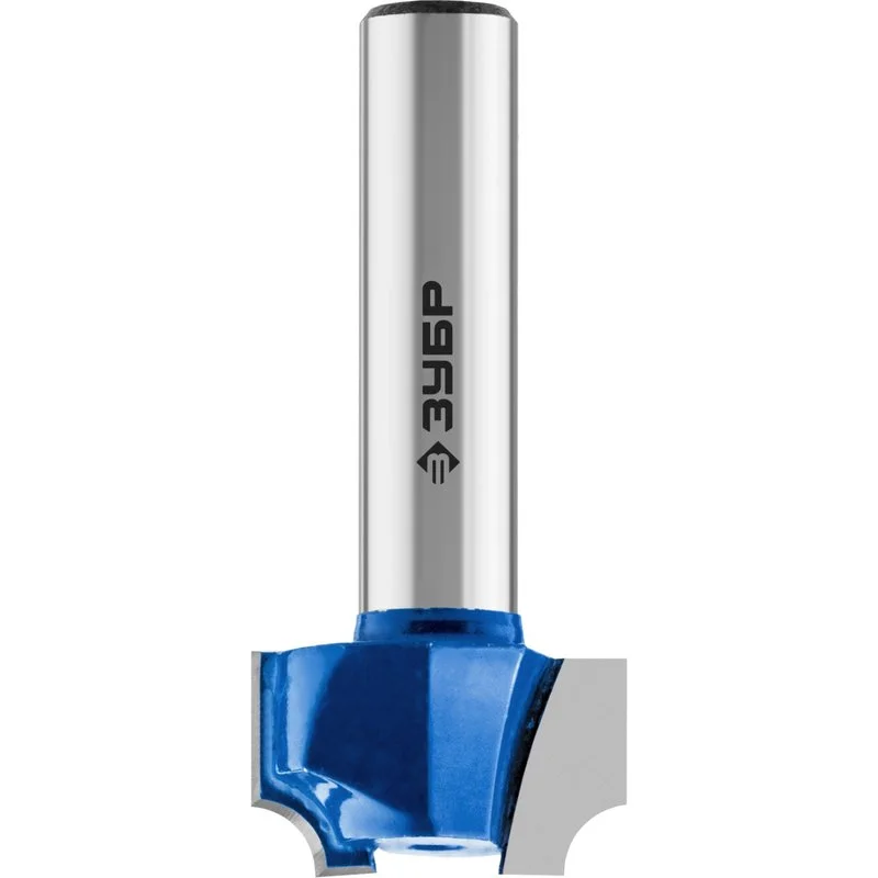 Фреза пазовая фасонная №1, D= 19мм, рабочая длина-11мм, радиус-3,2мм, хв.-8 мм, ЗУБР Профессионал