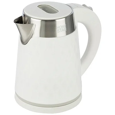 Чайник HOMESTAR HS-1021 (1,7 л) белый, двойной корпус