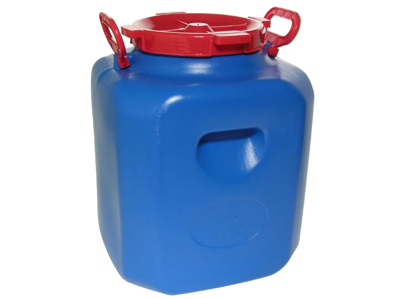Бочка 40 л цветная пластик дачная (квадратная) Бочка 40 л цветная пластик дачная (квадратная)