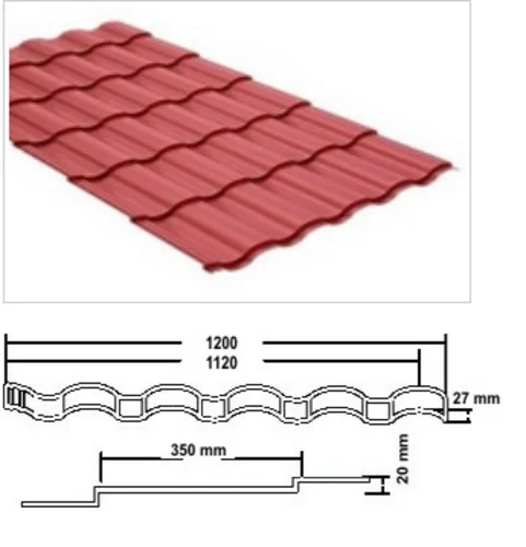 М&#92;черепица, Kredo PE RR **, 0.5 мм Satin Grandline, 1.19*м2