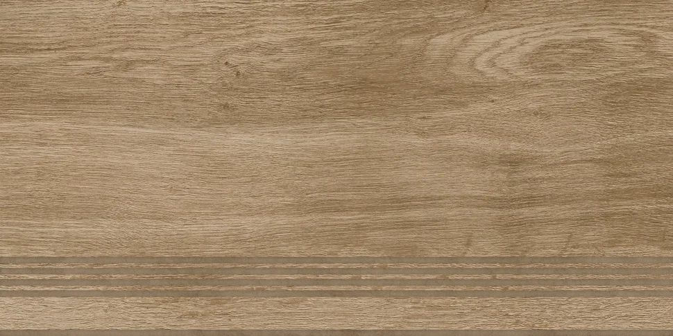 Керамогранит GLOBAL TILE Nostrum_GT бежевый Ступень 30x60 арт.ST211VG