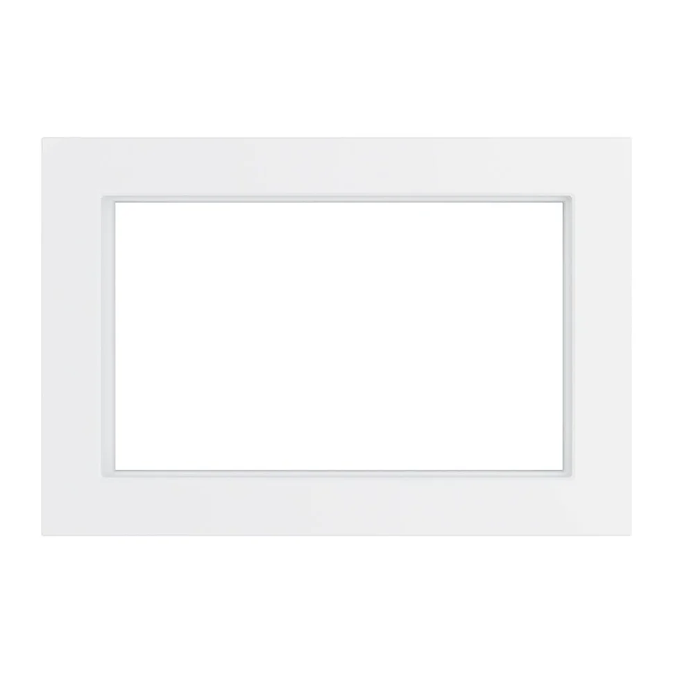 Рамка двухместная (без перемычки) STEKKER Катрин белый матовый стекло (GFR00-7012-01М)