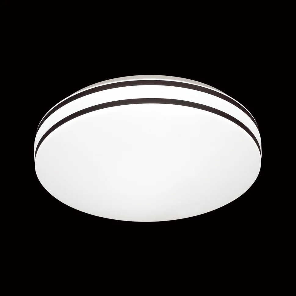 Светильник 3055/DL PALE SN 016 пластик/белый/черный LED 48Вт 4000К D390 IP43 LOBIO*