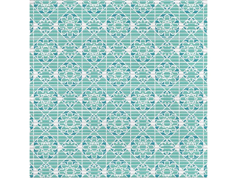 Коврик из вспененного ПВХ "ПРЕОБРАЖЕНИЕ" 1,30х15м 208PT-turquoise