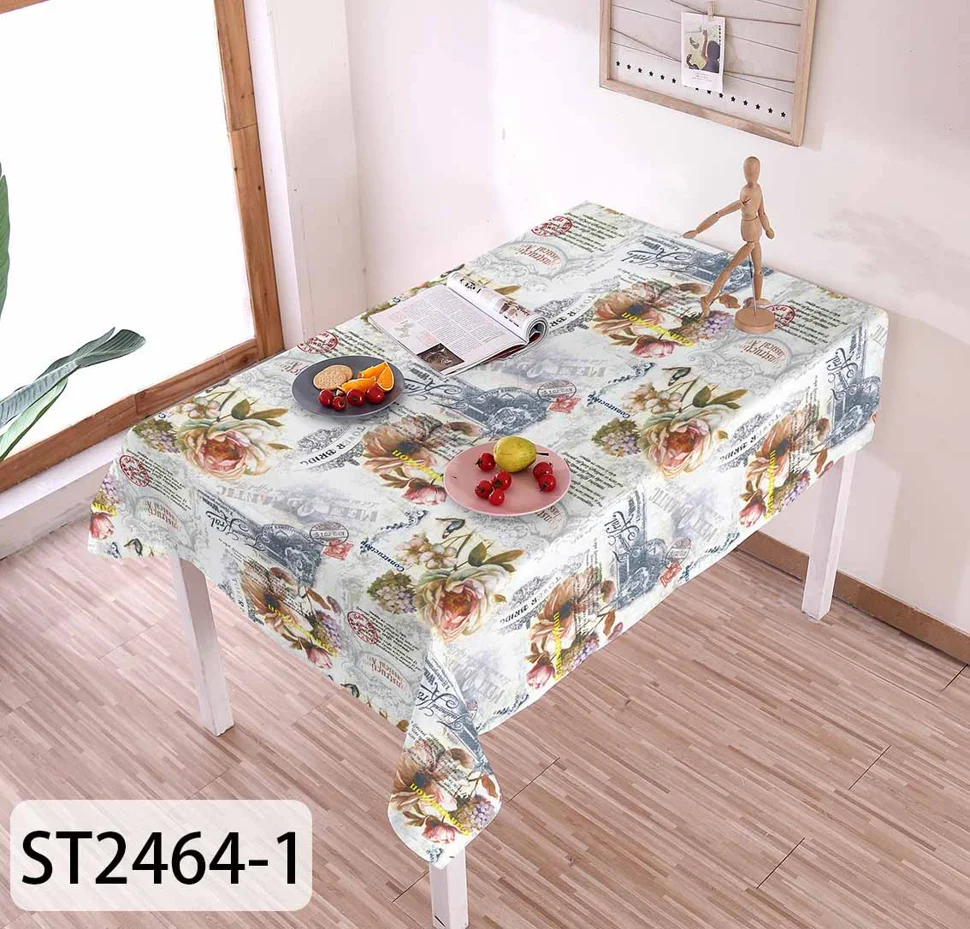 Клеенка ПВХ ПРИНТ/PRINT на тканевой основе 1,37*20м, мод.ST2464-1 Клеенка ПВХ ПРИНТ/PRINT на тканевой основе 1,37*20м, мод.ST2464-1