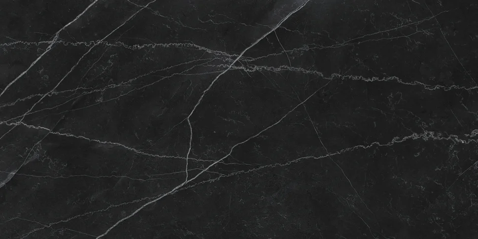 Керамогранит LAPARET Opera Nero чёрный 59,50x119,10 матовый карвинг