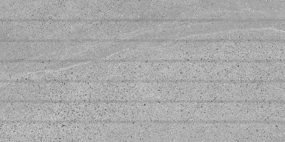 Плитка КЕРАМИН Камерун 1Д рейки темно-серая 600*300*8,5