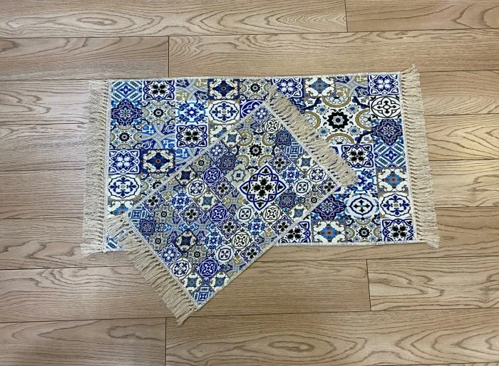 Набор ковриков для ванной ZALEL decorative 2 цифровая печать 60*100 прямоугольные (2 шт)