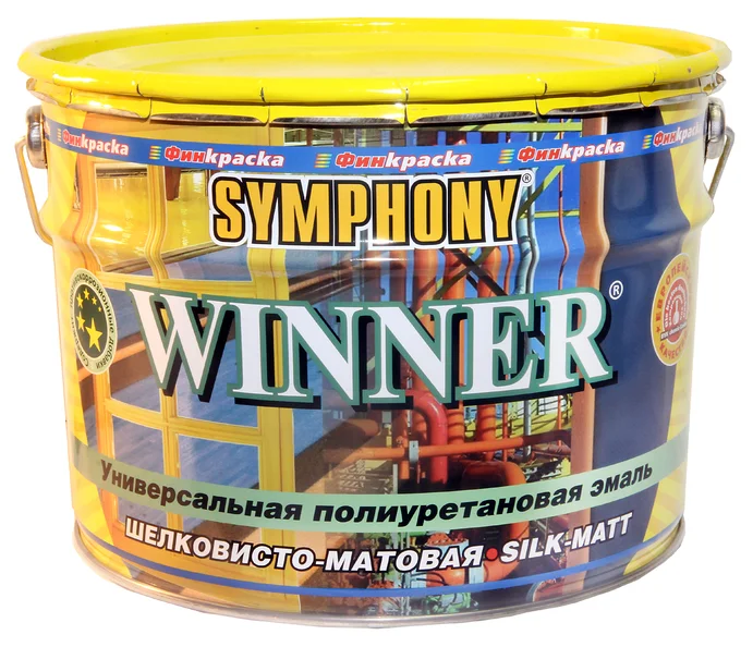 Эмаль SYMPHONY виннер С полиуретановая глянцевая 9л