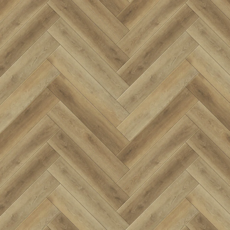 Ламинат виниловый водостойкий SPC CronaFloor 4V Herringbone 2.0 42 класс Дуб Лимож 640*128*4.5 мм (с фаской)