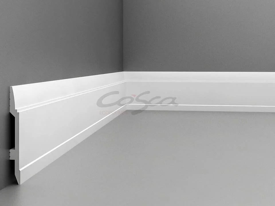 Плинтус COSCA PX007, 150х17, 2000мм, экополимер