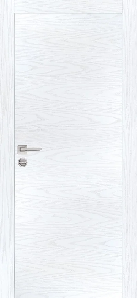 Дверь PROFILO PORTE PX-1 глухая, дуб арктик (AL кромка черная с 4-х сторон) 70
