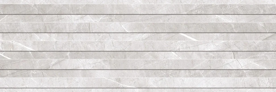Плитка КЕРАМИН Канон-Р 7 900*300 (белый, структура "рейки")
