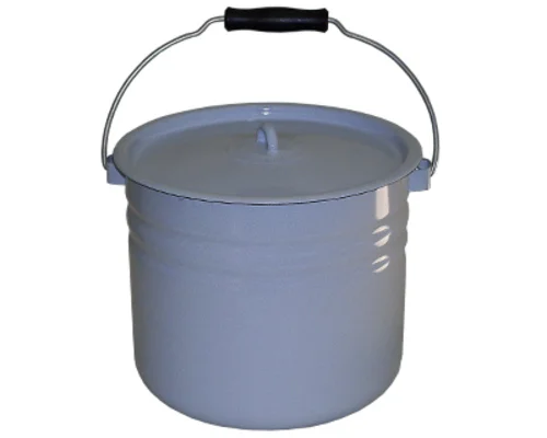 Ведро 12 л Лысьва 1224Ц с крышкой без декора Ведро 12 л Лысьва 1224Ц с крышкой без декора