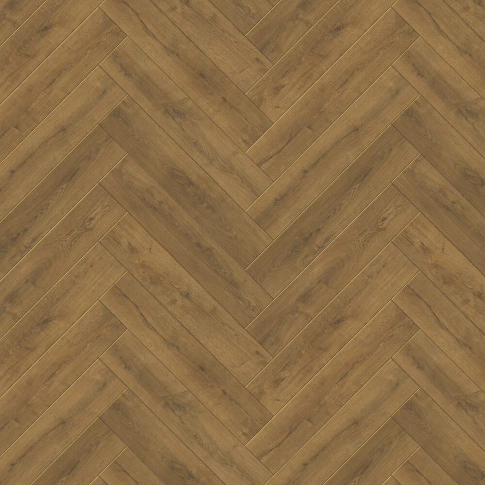 Ламинат виниловый водостойкий SPC CronaFloor 4V Herringbone 2.0 42 класс Дуб Анже 640*128*4.5 мм (с фаской)