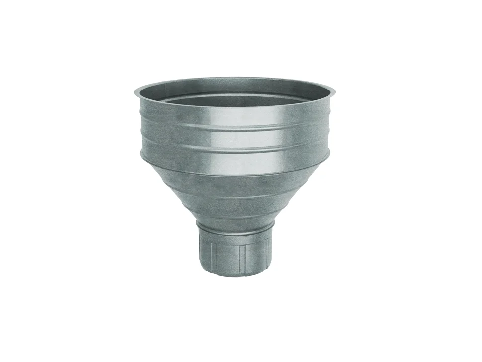 Воронка водосборная большая Optima 350/150 мм, цинк Воронка водосборная большая Optima 350/150 мм, цинк