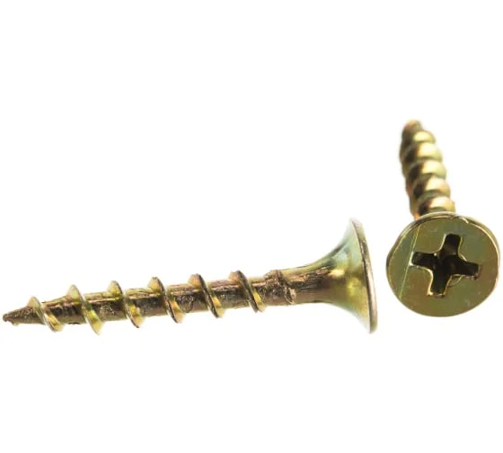 Саморезы гипс-дерево 3,5x35 желтый цинк (кор. 1000шт) SteelRex