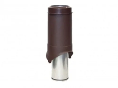Выход вытяжки вентиляционный изолированный KROVENT Pipe-VT 150is 150/206/500 красный