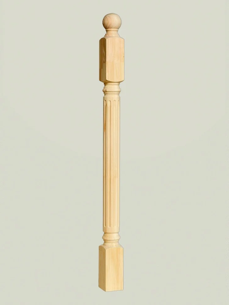 Столб точеный 100/100 1200мм "Рим" №8 (сорт А)