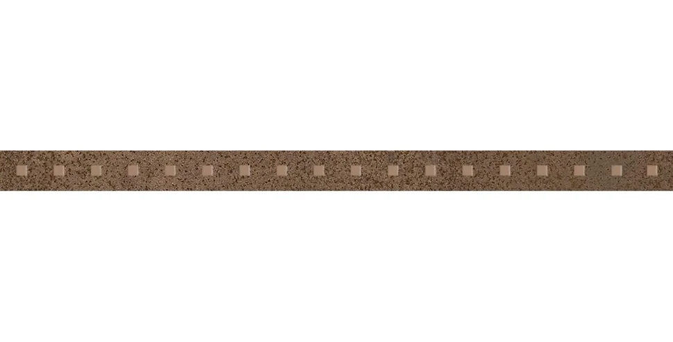 Плитка LAPARET Metallica Pixel Бордюр коричневый 3,3х50 арт.AD&#92;B531&#92;34010