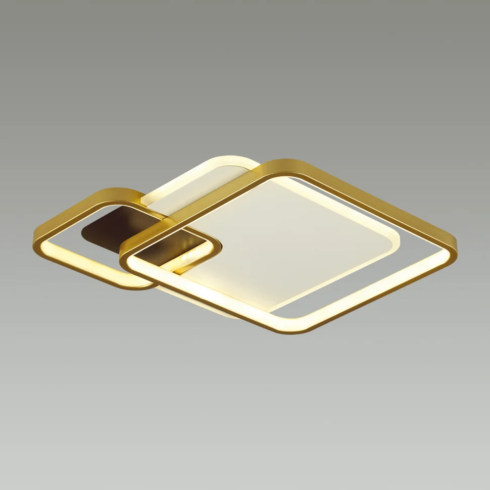 Светильник 5243/59CL LEDIO LN23 белый, черный, матовое золото диммир. с ДУ LED 59W 3894Лм 220V SCOTT