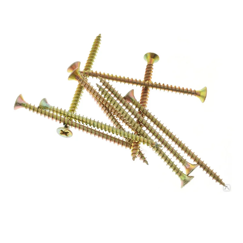 Саморезы гипс-дерево 3,8x64(65) желтый цинк (уп 1кг) Саморезы гипс-дерево 3,8x64(65) желтый цинк (уп 1кг)