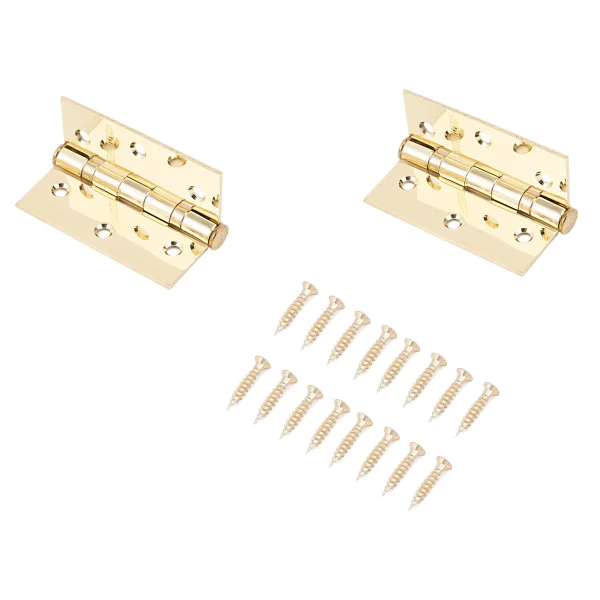 Петли АЛЛЮР 20325 (77х64) 2BB-FHP BP 2 подш.,латунь (2шт) Петли АЛЛЮР 20325 (77х64) 2BB-FHP BP 2 подш.,латунь (2шт)