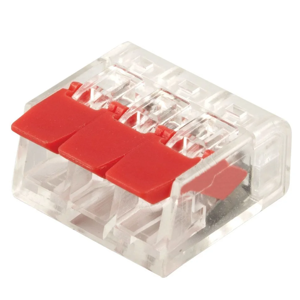 Клемма универсальная компактная 3-проводная LD221-413 (5шт), STEKKER