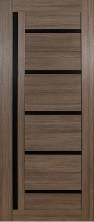 Дверь ТЕРРИ №03 Дана экошпон серый стекло ЧЕРНОЕ 80 Дверь ТЕРРИ №03 Дана экошпон серый стекло ЧЕРНОЕ 80