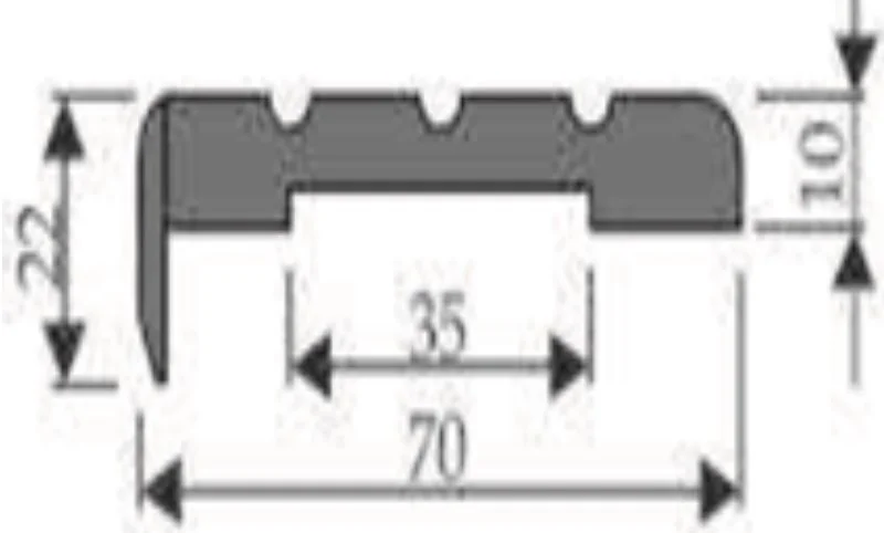 Наличник дверной каннелированный ОКА 70*10*2150 мм венге (массив сосны)