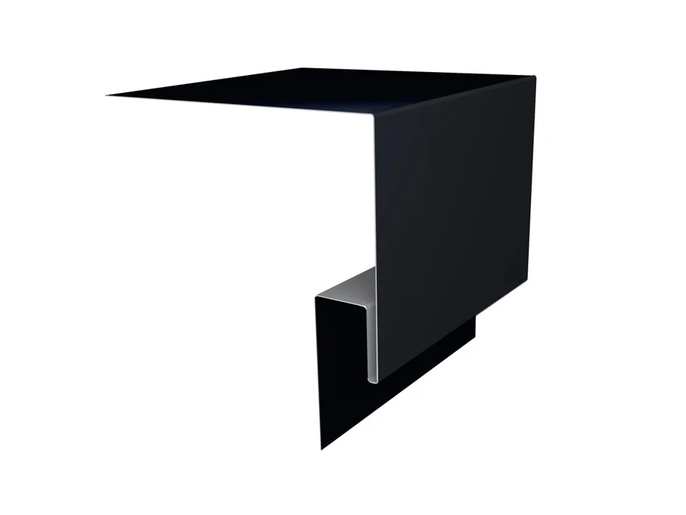 Планка околооконная сложная Velur X**, 0,5мм для софита 250*50*3м.п