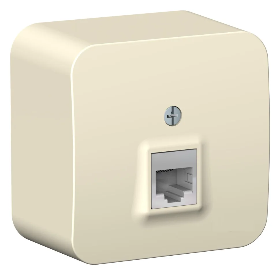 Розетка телефонная ОП BLANCA RJ11 изол. пласт. бел. BLNIA011001 Schneider Electric