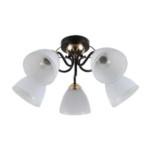 Люстра 12182/5MBK+FGD WT