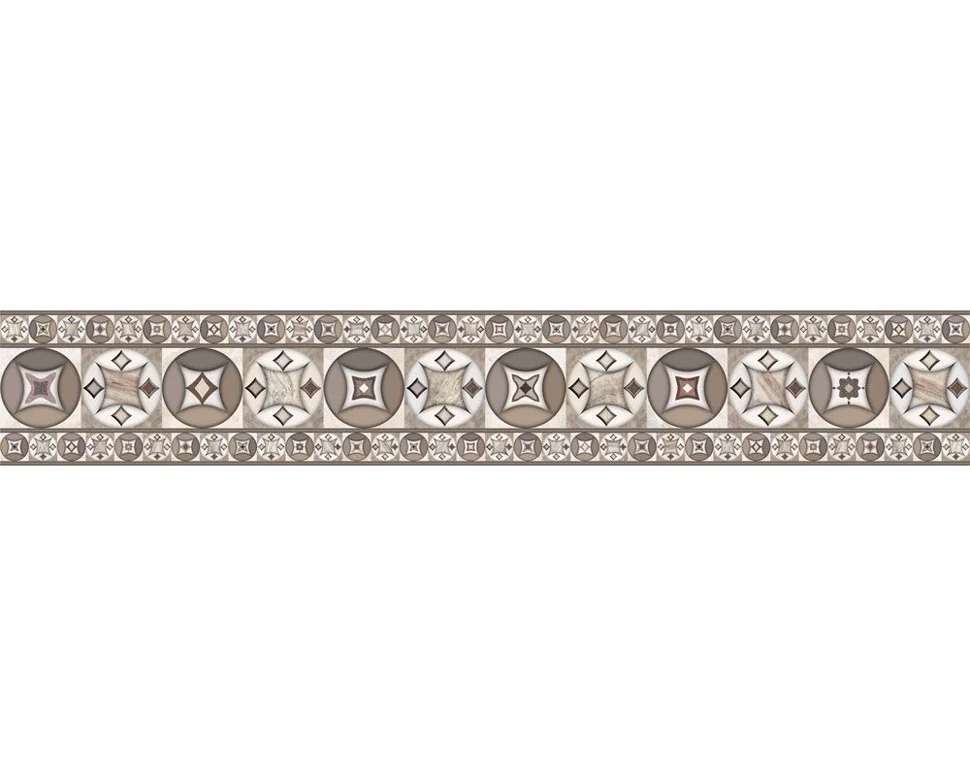 Плитка AlmaCeramica Veliente бордюр 80*500*7,5 арт. BWU54VLN404