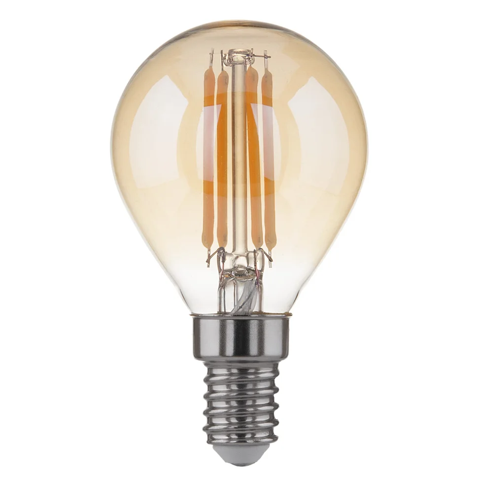 Лампа светодиодная 6W E14 220V 3300K 600Лм (теплый) Шар ретро Classic F Elektrostandard*
