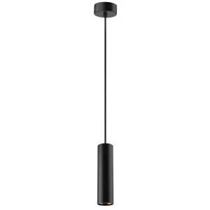 Подвес PL1 BK ЭРА металл, GU10, D80*300мм, черный