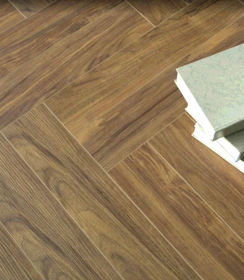 Ламинат композитный RESPECT FLOOR Венгерская елка 2305 Орех светлый 550*110*4