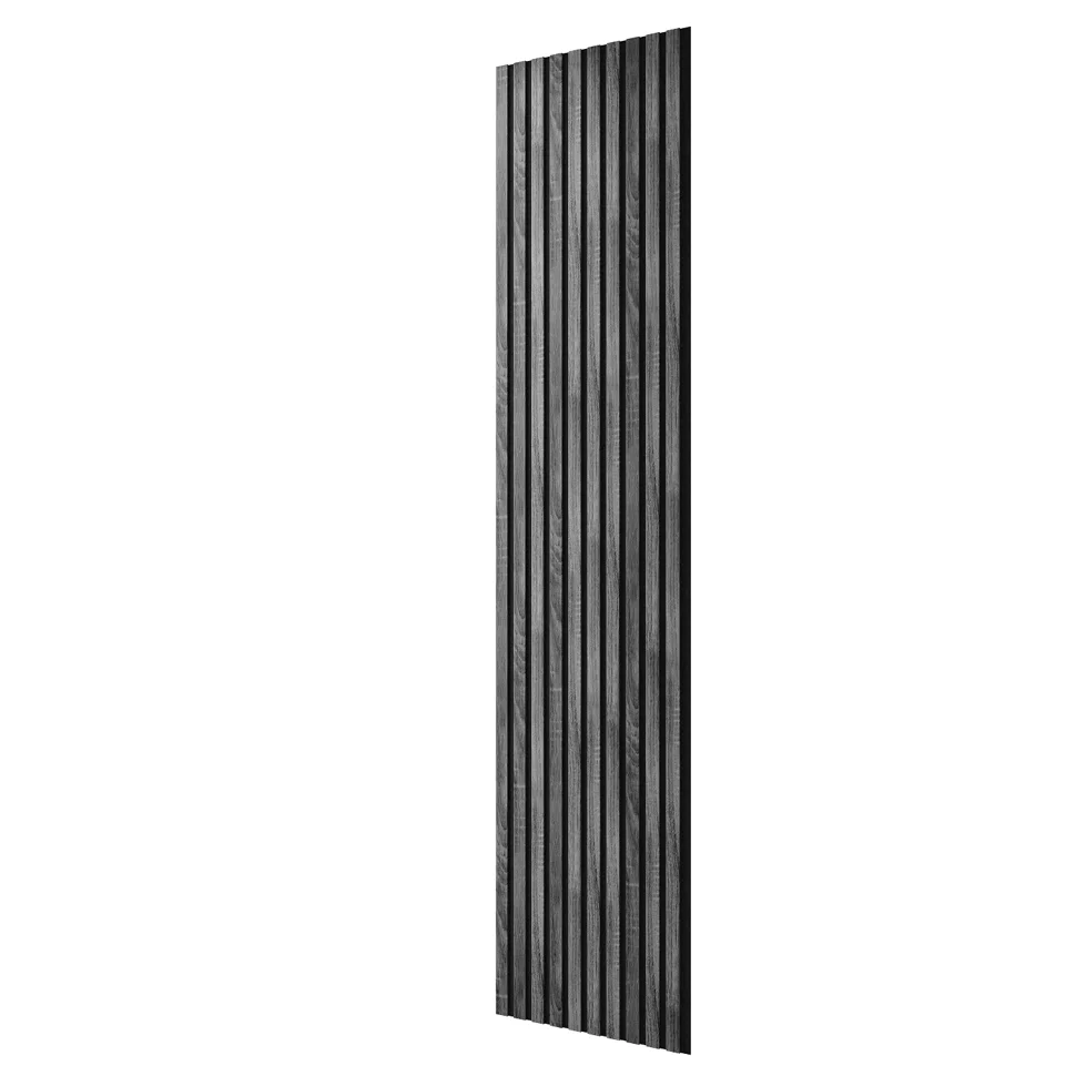 Панель акустическая гибкая ARTIVA, черный войлок, 2750х600х9мм, рейки МДФ 40х6мм, дуб рейн