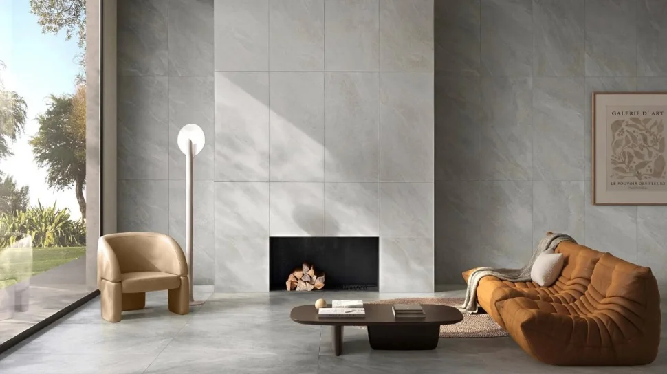 Керамогранит VITRA SlateStone Белый Матовый Ректификат 60*120 арт.K958015R
