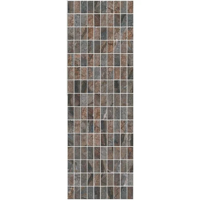 Декор KERAMA MARAZZI Театро коричневый мозаичный 25x75x9 арт. MM12143